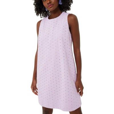 New Tuckernuck Lavender Folly Dress Eyelet Lace Cover Buttons Summer S 1799-19