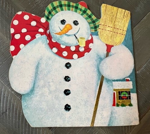 1965 A Golden Shape Book #5919 THE SNOWMAN BOOK 29c - Foto 14 di 14