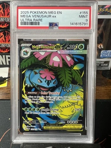 ME01: Mega Evolution #155/132 Mega Venusaur ex PSA 9