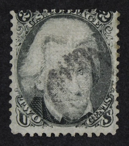CKStamps: US Stamps Collection Scott#85B 2c Jackson Used Spot Thin on Perf $1100