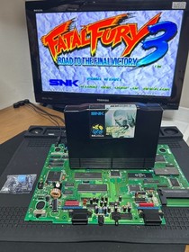 NEO GEO AES Console AES3-5 with box BIOS Socketed, RGB Bypass, YPbPr Output