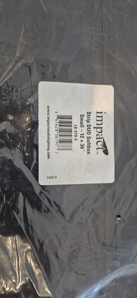 Impact LB-STD-S Luxbanx Duo Softbox Small - 12” x 36” - Image 3 of 4