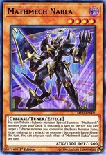 Yu-Gi-Oh TCG MYFI-DE002 SR Mathmech Nabla Mystic Fighters