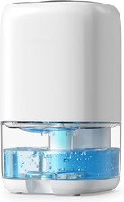 Deumidificatore 1000ML, Deumidificatore Casa Muffa Con LED a 7 Colori, Compatto,