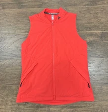 Adidas Vest Mens Medium Orange Golf Ultimate365 Tour Primaloft Frostguard FG