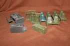Marx Plastic Army Training Center Field Office Accessories WWII vintage playset