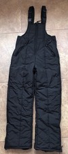 SWISS ALPS kids 16 Black rugged wear, bib snow Ski pants Unisex