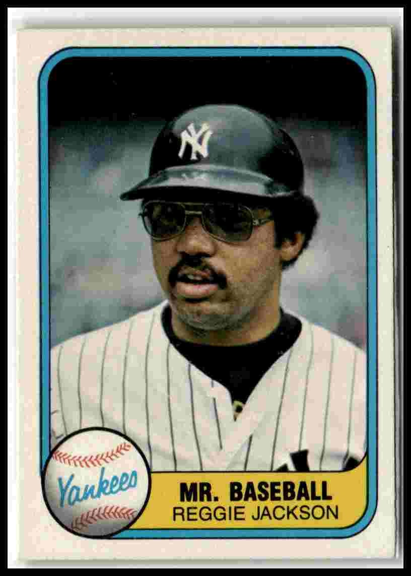 1981 Fleer #650 Reggie Jackson