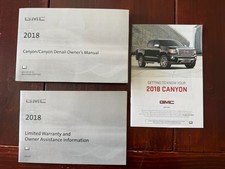 2018 GMC Canyon Pickup Owners Manual Set OEM ...