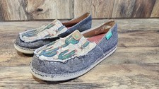 Twisted X Eco Dusted Cactus Casual Women's Size 7 M Loafer Slip On Western
