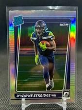 Dwayne Eskridge VARIATION Silver Holo Prizm Rated Rookie 2021 Donruss Optic #219