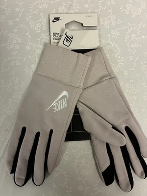 Nike Club Fleece Gloves Women’s Violet Black White Size Large Embroidered Logo