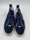 Jimmy Choo Midnight Blue Suede Lewis High Top Sneakers M 8.5 — photo 2