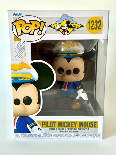 Funko POP! Disney: Pilot Mickey Mouse #1232 Vinyl Figure NEW