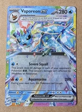 Pokémon TCG Prismatic Evolutions - Vaporeon EX - 023/131