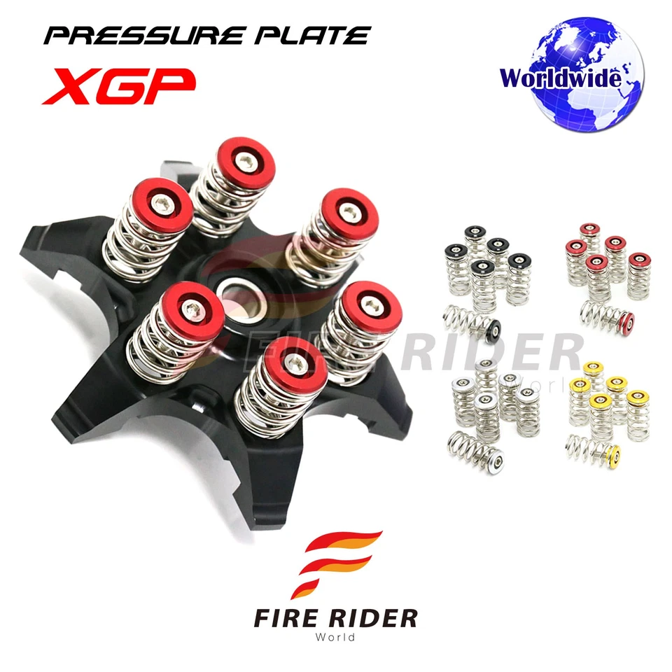 XGP Black Pressure Plate Red Spring Kit For Ducati 1198 R S SP Corse SE - Изображение 3 из 3