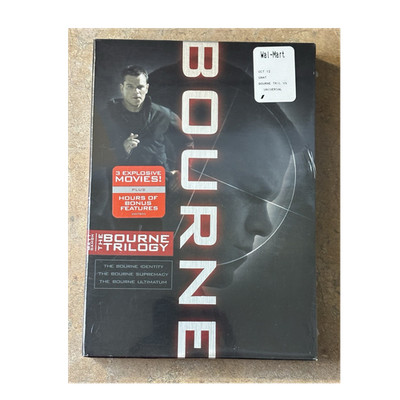 The Bourne Trilogy 3 DVD s SEALED Matt Damon Bourne Identity Supremacy Ultimatum