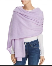 Bloomingdale's Cashmere Scarf - lovely fresh light purple color 