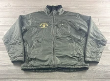 Simms Jacket Mens Gray Primaloft Puffer Coat Zip Hiking "West High Wrestling"