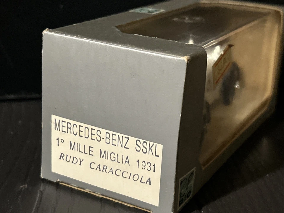 Rio 1/43 Mercedes Benz SSKL 1 Mille Miglia 1931 Rudy Caracciola Vintage  - Immagine 3 di 4