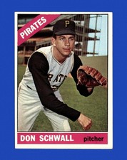 1966 Topps Set-Break #144 Don Schwall EX-EXMINT *GMCARDS*