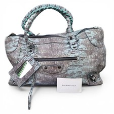 Borsa Balenciaga pelle di lucertola grande vintage