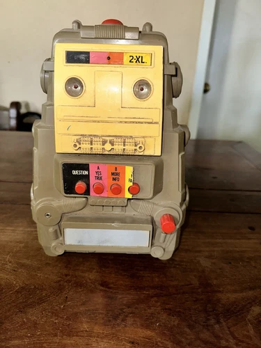 Vintage Untested 1978 Mego Corp 2 XL Talking Robot Toy 8 Track Player No Cord