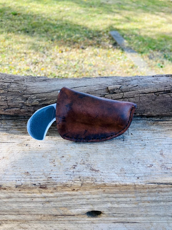 Thick Wet Molded Leather Holster Made To Fit NAA Sentinel 22 Mag - Image 4 of 4