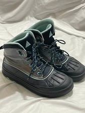Nike Woodside ACG Duck Boots Youth 6Y Women's 7.5 Gray Mint Waterproof Winter