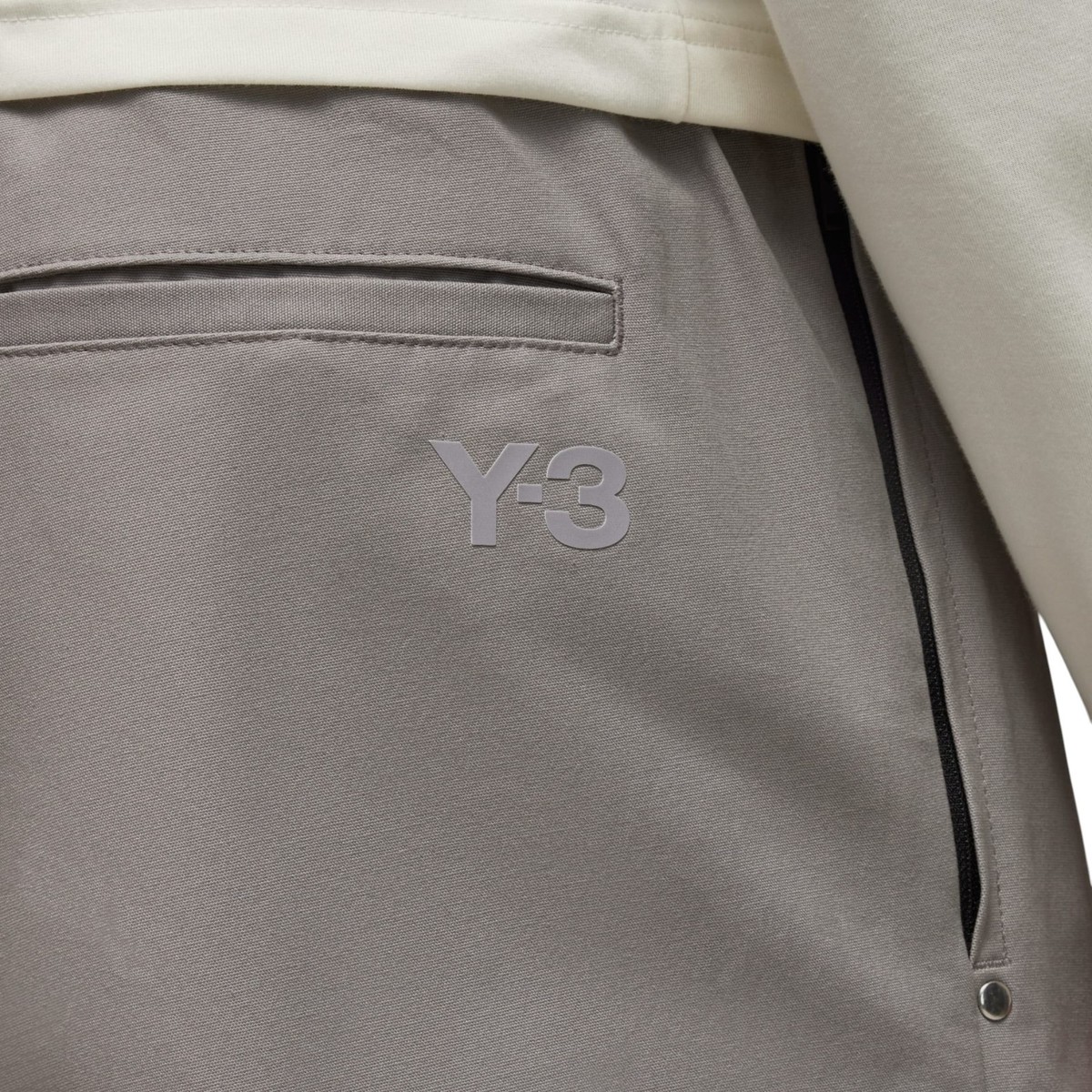 Men's Adidas Y-3 Yohji Yamamoto Grey Cotton Canvas Workwear Pants