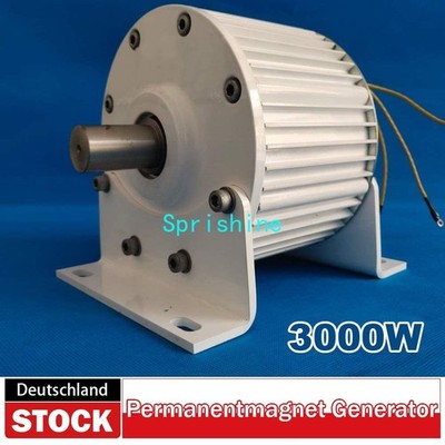 3000W 48VAC 3 Phasen Permanentmagnet Generator 500U/min DIY Windgenerator