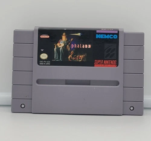 Phalanx Super Nintendo SNES 1992 Authentic Cartridge Tested Working