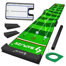 Golf Putting Mat, Visible Trajectory Tracing, Multiple Training Modes, with