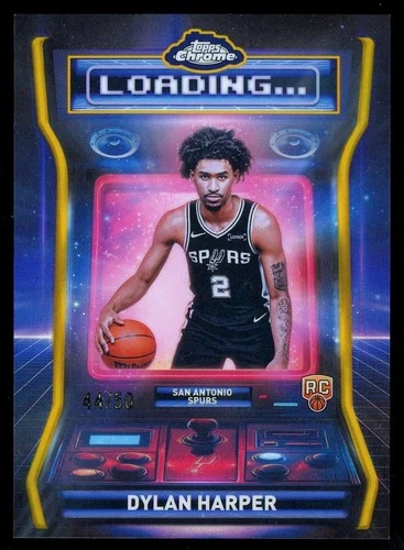 2025 Topps Chrome Dylan Harper Refractors Gold (RAW)