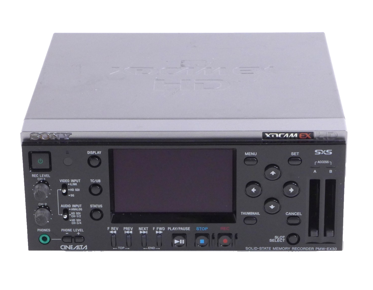 Sony PMW-EX30 SxS SxS-1 Portable Card Reader Player 838 Hours HDMI SDI ...