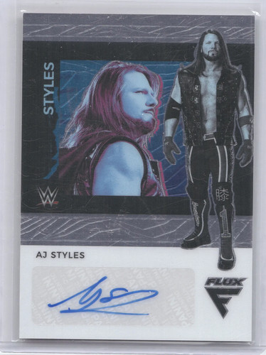 2022 Panini Chronicles Flux WWE Autograph AJ Styles #FX-AJS