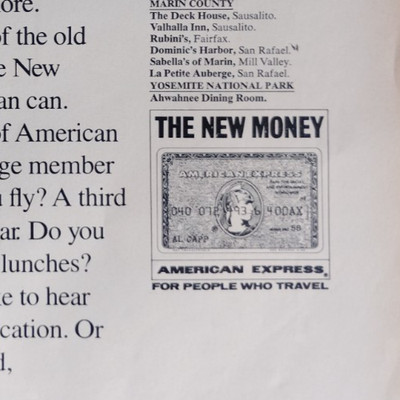 Vintage Retro 1970 Ad American Express Have you Got What It Takes To Spend New $
