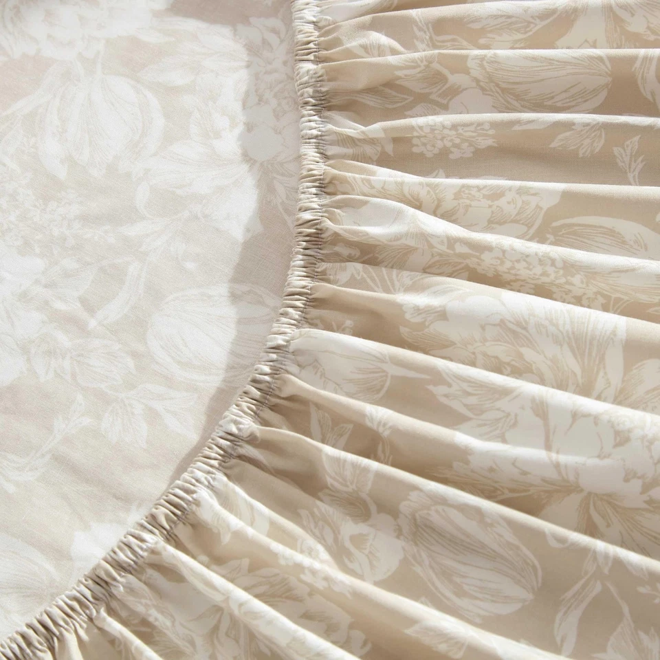 - Sábanas Queen, ropa de cama fresca y fresca de algodón percal con almohada a juego... Foto 4 de 4