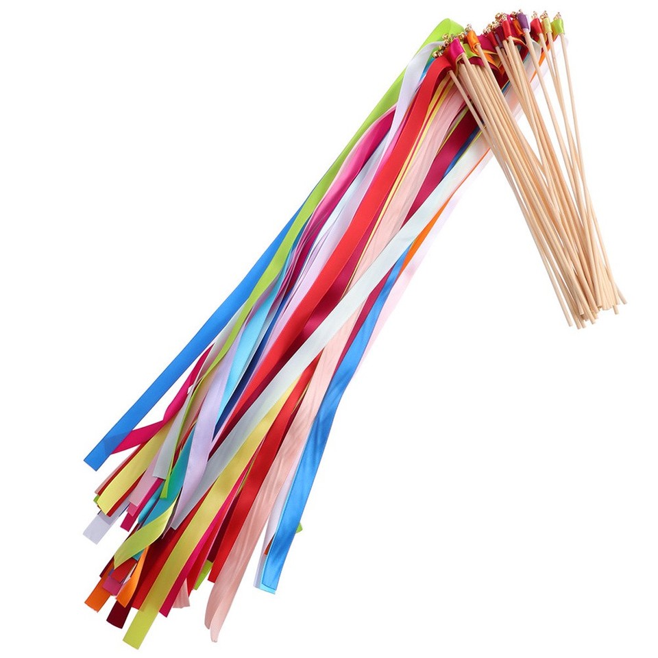 Fairy Gym Ribbon Dancing Ribbons for Kids Streamers On a Stick Ribbon ...