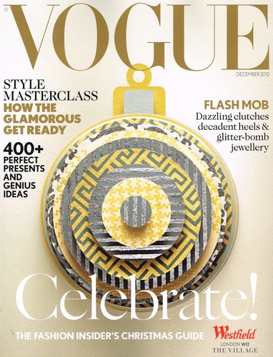 VOGUE 2012 CELEBRATE! Christmas Guide DOROTHEA BARTH-JORGENSEN Karlie Kloss @NEW - Imagen 1 de 5