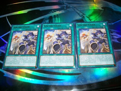 3x Synchro Chase 1st Edition Rare MZMI-EN047 Yu-Gi-Oh!