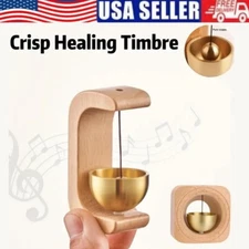 Wind Chime Door Bell Entrance Bell Magnetic Wooden-Copper for Coffee Shop NICE