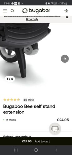 Bugaboo Bee Self Stand Extension - Picture 1 of 3