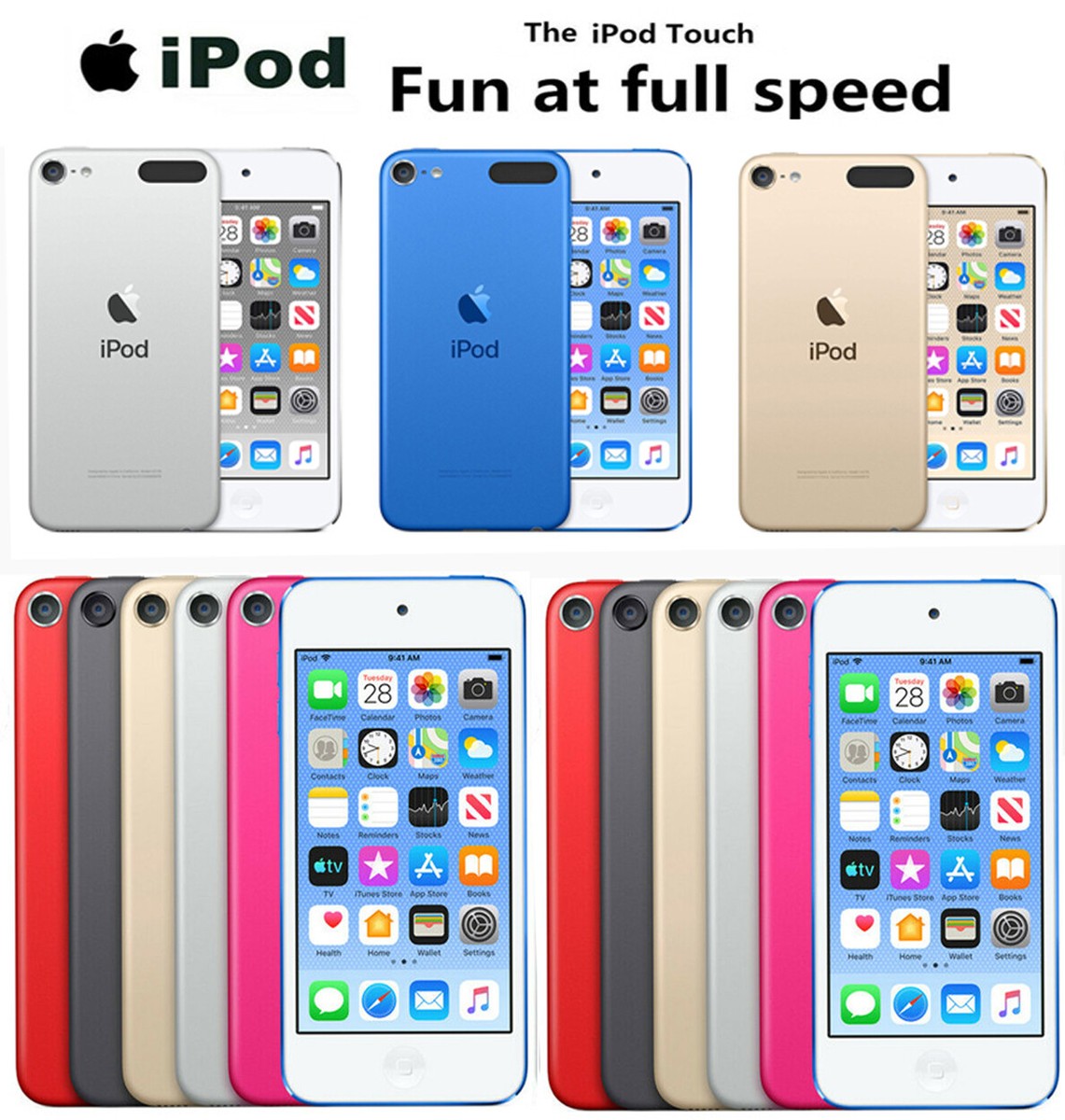 Apple iPod Touch 6th 7th Generation 16GB, 32GB, 64GB, 128GB, 256GB