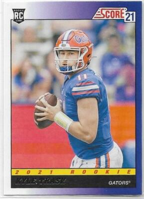 Kyle Trask 2021 Panini Score 1991 Throwback Rookie Card RC #TB10