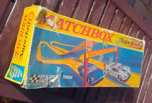 MATCHBOX SUPERFAST RENNBAHN SF5 DOUBLE TRACK RACE SET BOX ONLY VINTAGE LESNEY - Bild 8 von 20