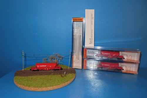 Kuehn 93034 N-Spur 3er KALIWAGEN-Set  Taoos 894 der  Railion #7558 - Bild 1 von 14