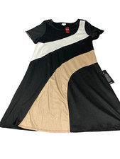 Avenue Dress NWT Women 18/20 Pullover Short Sleeve Shift  USA made  NEW