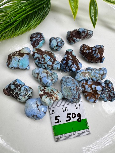 Natural Golden Hills Turquoise Raw – Rare Kazakh Turquoise, Jewelry Making, #5
