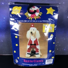 Santa Claws Outfit for Dog Size Large Christmas